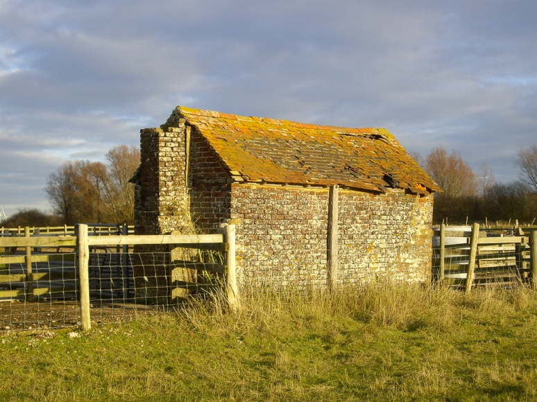 Derelict Lookers' Hut, Romney Marshes, Kent