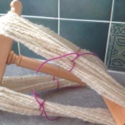 Derbyshire Gritstone spun by Tracey Kurr
